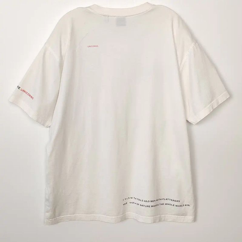 Burberry Burberry Men's White Cotton T-shirt with Graphics Size US S / EU 44-46 / 1 - 2 Thumbnail