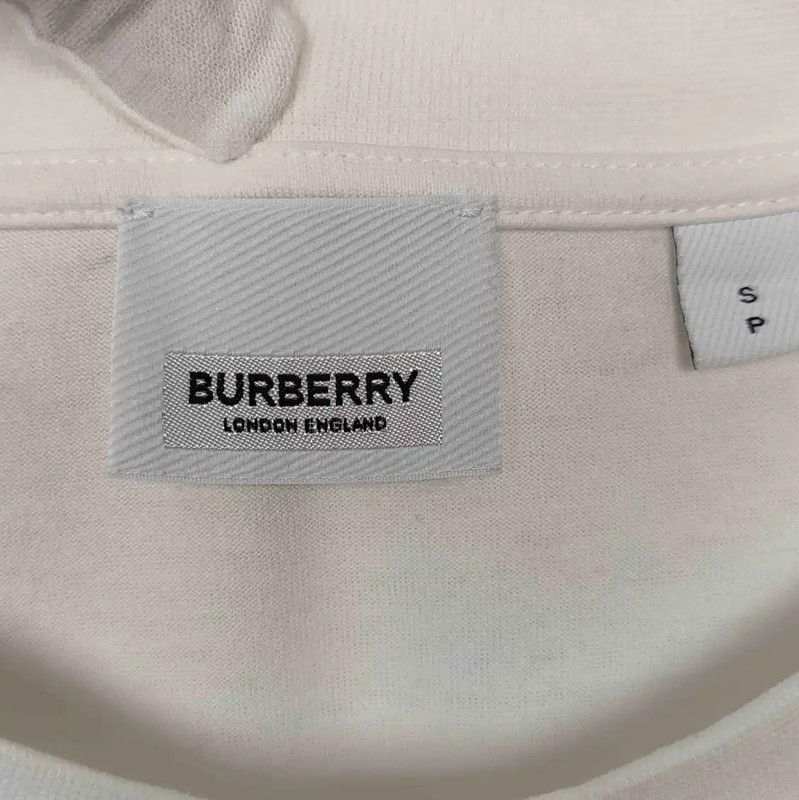Burberry Burberry Men's White Cotton T-shirt with Graphics Size US S / EU 44-46 / 1 - 3 Thumbnail