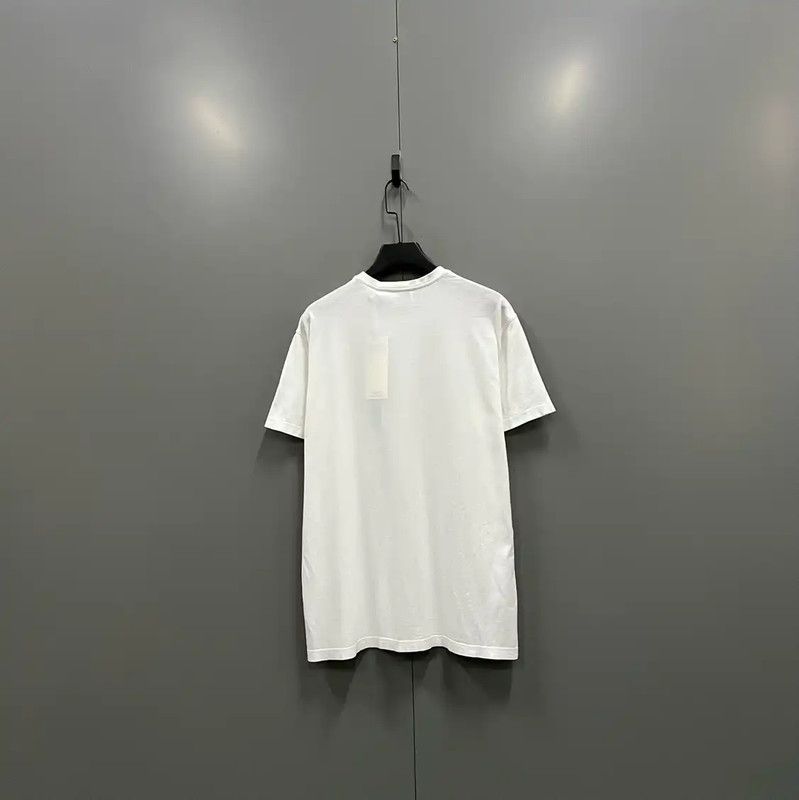 Burberry Burberry Summer White Cotton Logo T-shirt Size US S / EU 44-46 / 1 - 2 Thumbnail
