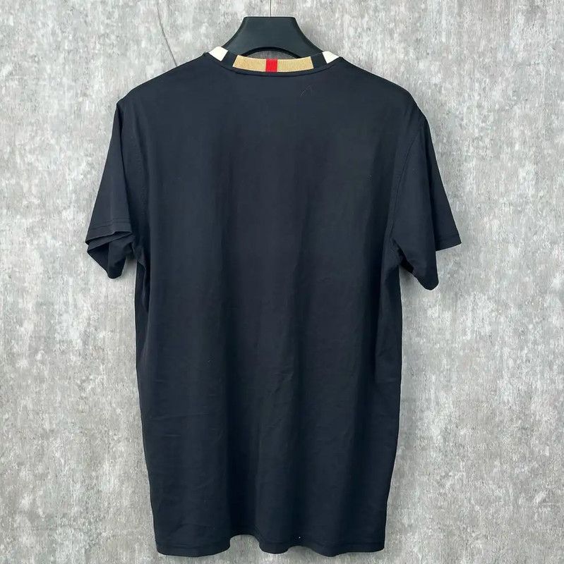 Burberry Burberry Men's Black Cotton T-Shirt Size US S / EU 44-46 / 1 - 2 Thumbnail