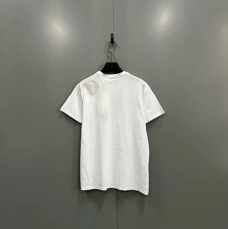 Burberry Burberry Men's Short Sleeve White Cotton T-Shirt Size US XS / EU 42 / 0 - 3 Thumbnail