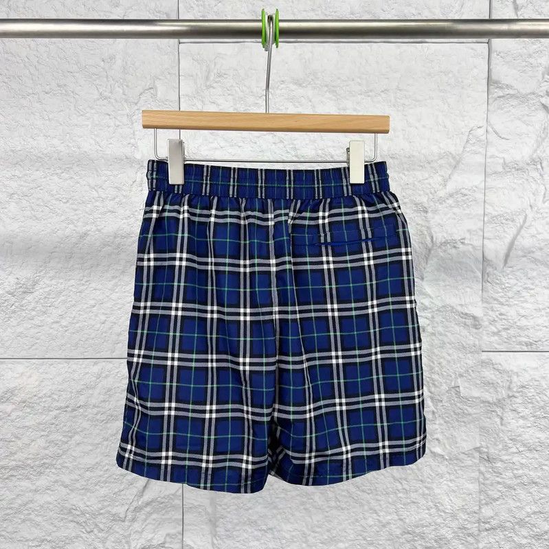 Burberry Burberry Men's Blue Checkered Cotton Shorts Size US 26 / EU 42 - 2 Thumbnail