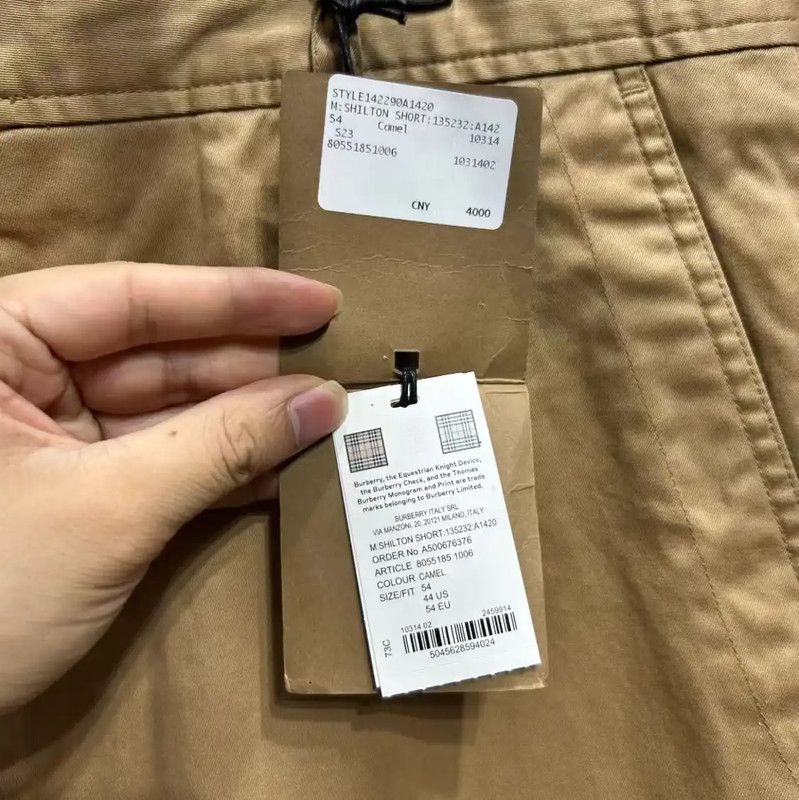 Burberry Burberry Summer Khaki Cotton Pants for Men Size US 44 / EU 60 - 3 Thumbnail