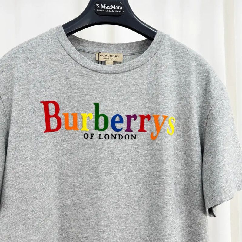 Burberry Burberry Logo Rainbow Short Sleeve T-Shirt Size US S / EU 44-46 / 1 - 3 Thumbnail