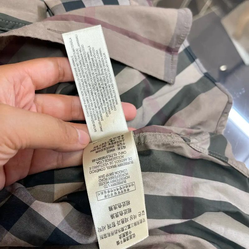 Burberry Burberry Multicolor Cotton Long Sleeve Shirt Size US S / EU 44-46 / 1 - 10 Thumbnail