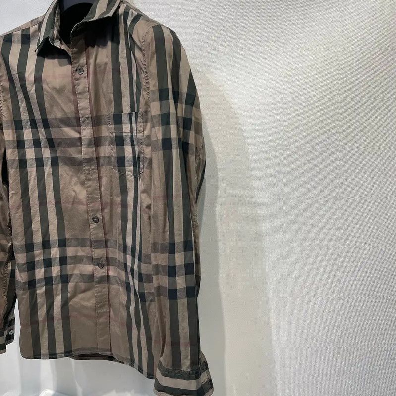 Burberry Burberry Multicolor Cotton Long Sleeve Shirt Size US S / EU 44-46 / 1 - 3 Thumbnail