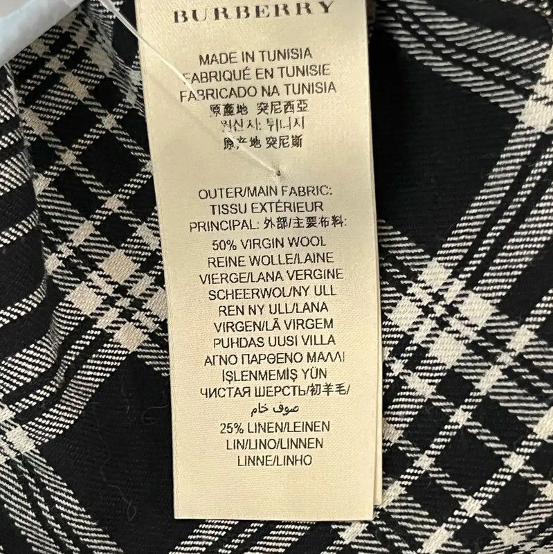 Burberry Burberry Black Cotton Long Sleeve Shirt for Men Size US S / EU 44-46 / 1 - 5 Thumbnail