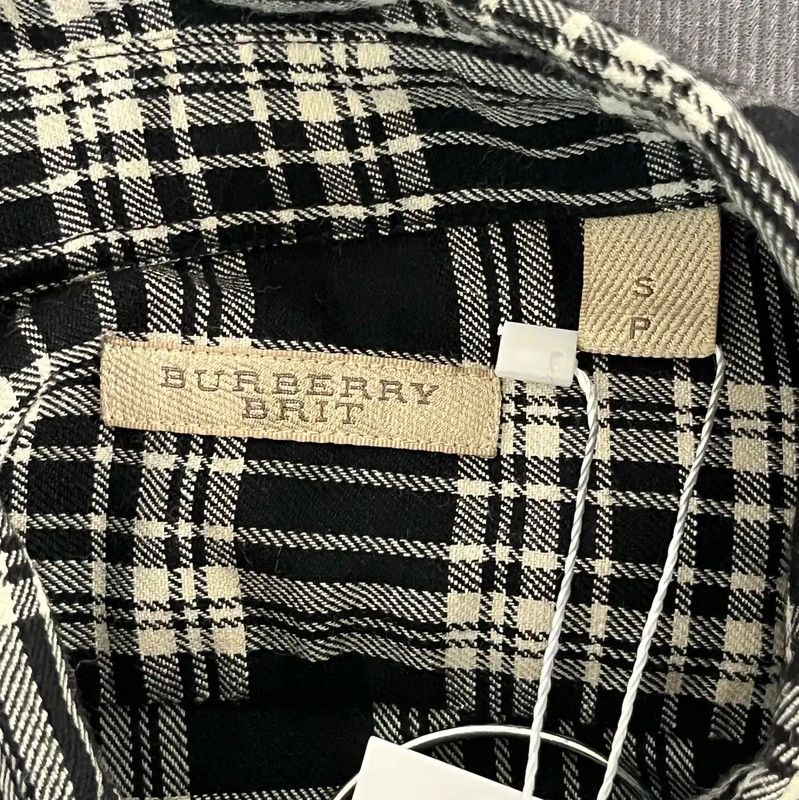 Burberry Burberry Black Cotton Long Sleeve Shirt for Men Size US S / EU 44-46 / 1 - 4 Thumbnail
