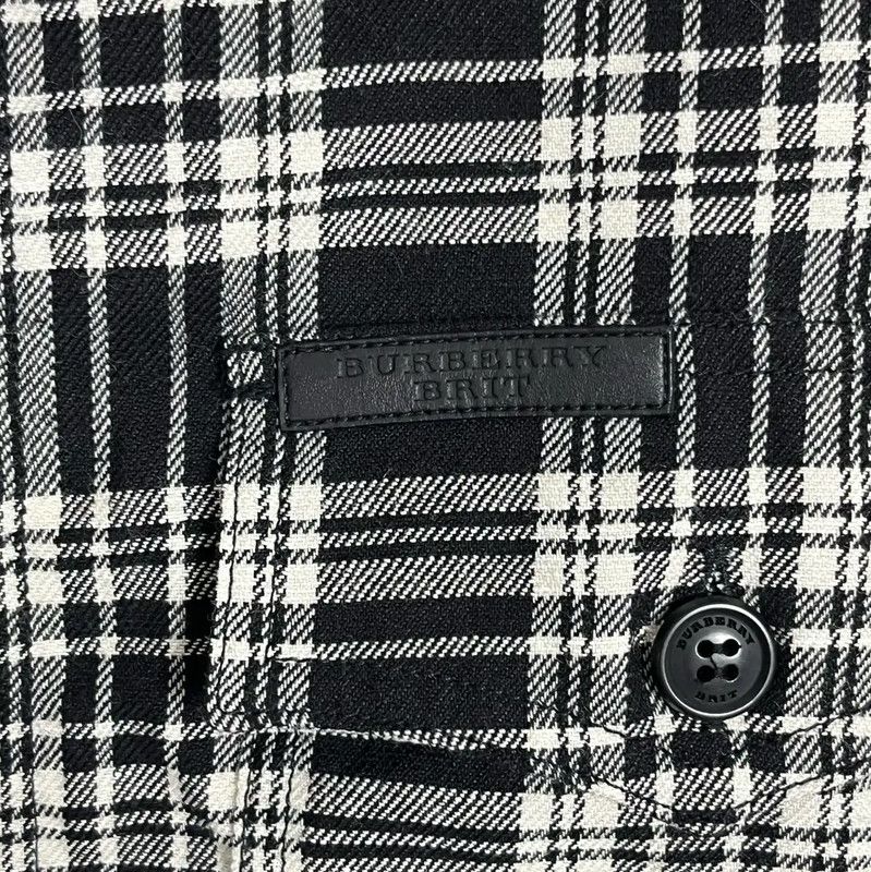 Burberry Burberry Black Cotton Long Sleeve Shirt for Men Size US S / EU 44-46 / 1 - 3 Thumbnail