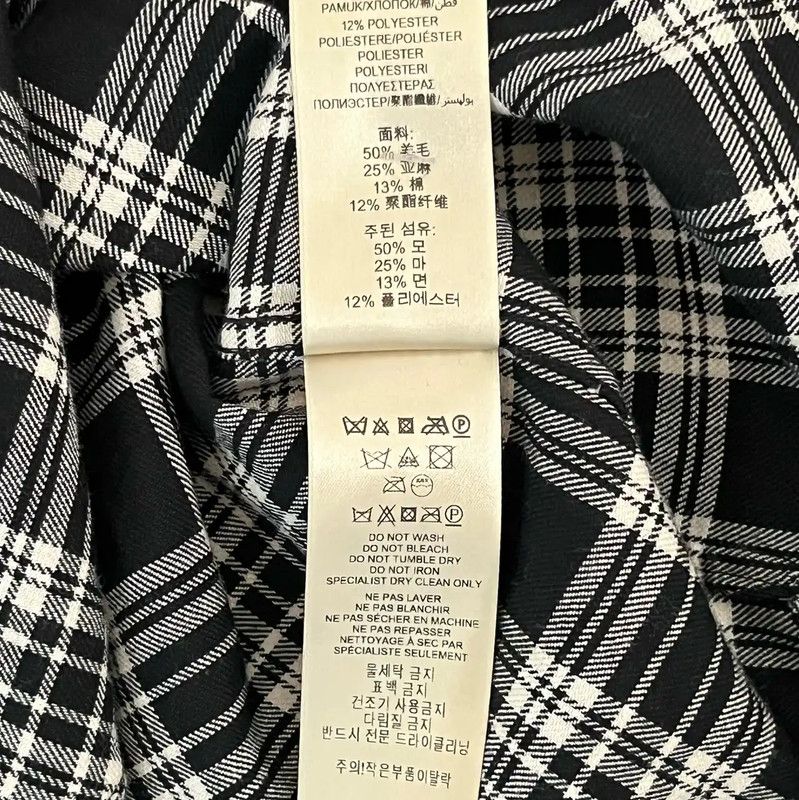 Burberry Burberry Black Cotton Long Sleeve Shirt for Men Size US S / EU 44-46 / 1 - 6 Thumbnail