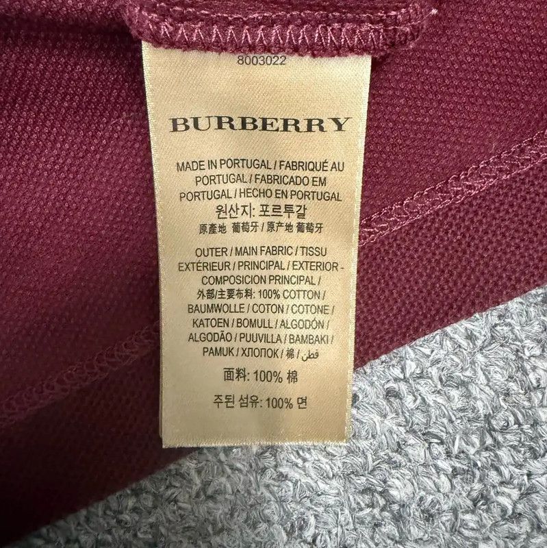 Burberry Burberry Red Cotton Polo Shirt for Men Size US XL / EU 56 / 4 - 4 Thumbnail
