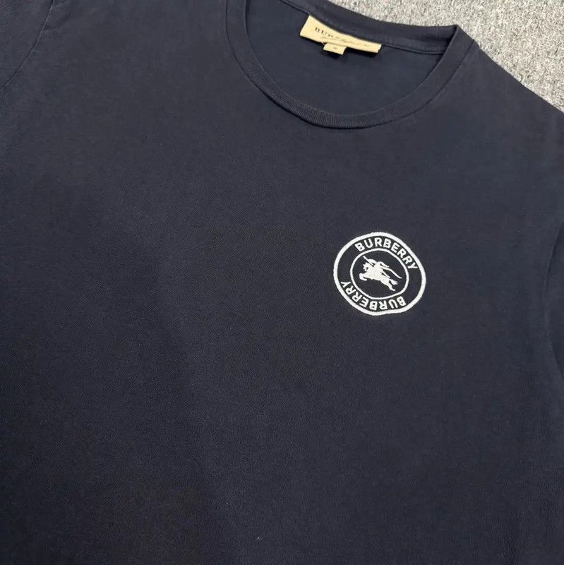 Burberry Burberry Men's Cotton T-Shirt in Blue Size US M / EU 48-50 / 2 - 3 Thumbnail