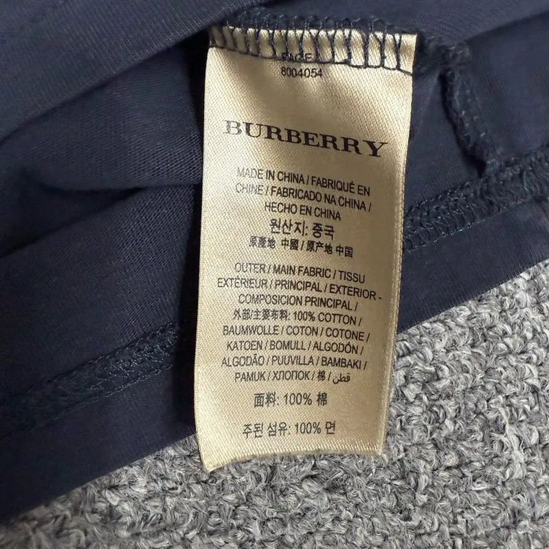 Burberry Burberry Men's Cotton T-Shirt in Blue Size US M / EU 48-50 / 2 - 4 Thumbnail