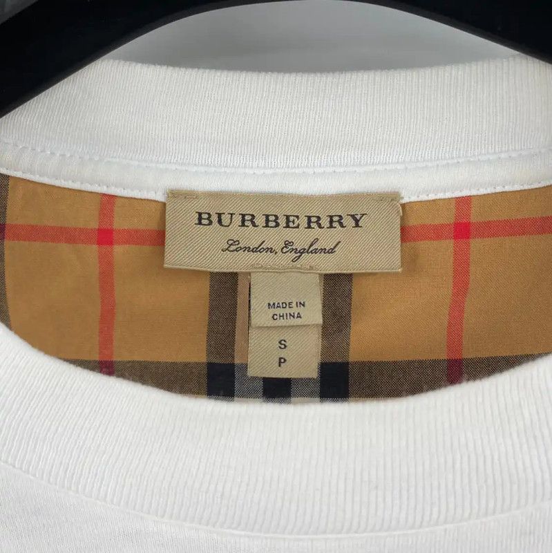 Burberry Burberry Men's Summer White Cotton T-Shirt Size US S / EU 44-46 / 1 - 3 Thumbnail