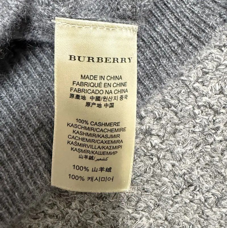 Burberry Burberry Gray Wool Men's Shirt Size XL Size US XL / EU 56 / 4 - 4 Thumbnail