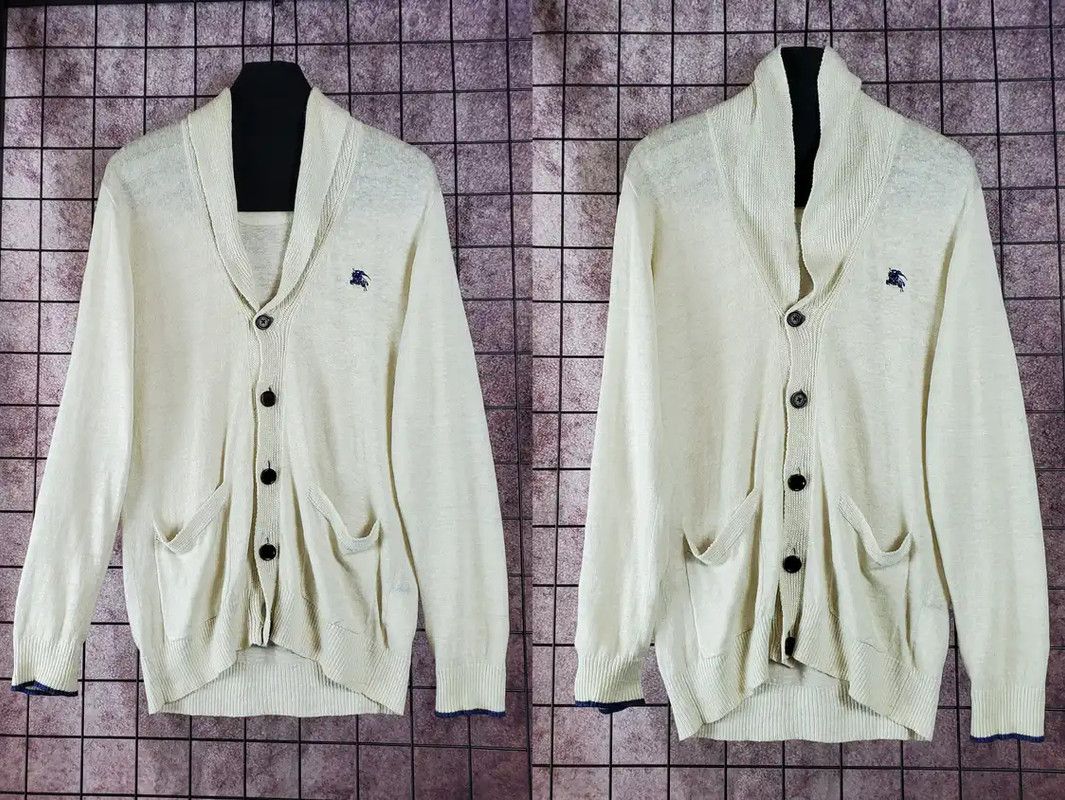 Burberry Burberry Men's Spring Autumn Beige Cardigan Size US M / EU 48-50 / 2 - 2 Thumbnail