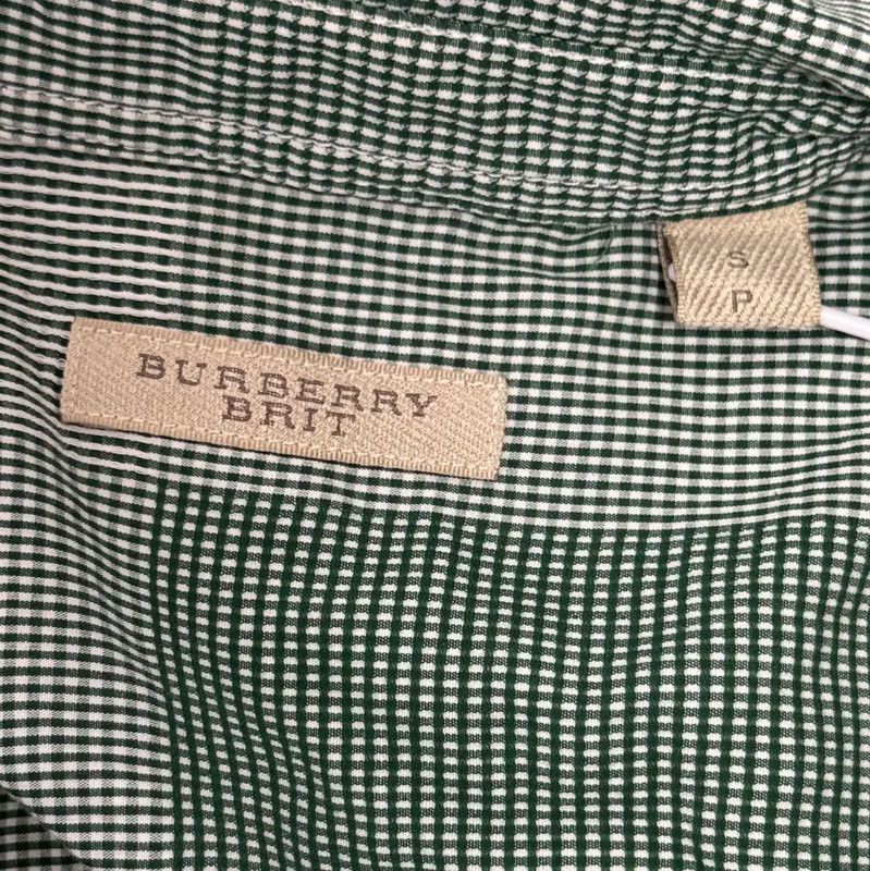 Burberry Burberry Green Checkered Men's Shirt Size US S / EU 44-46 / 1 - 3 Thumbnail