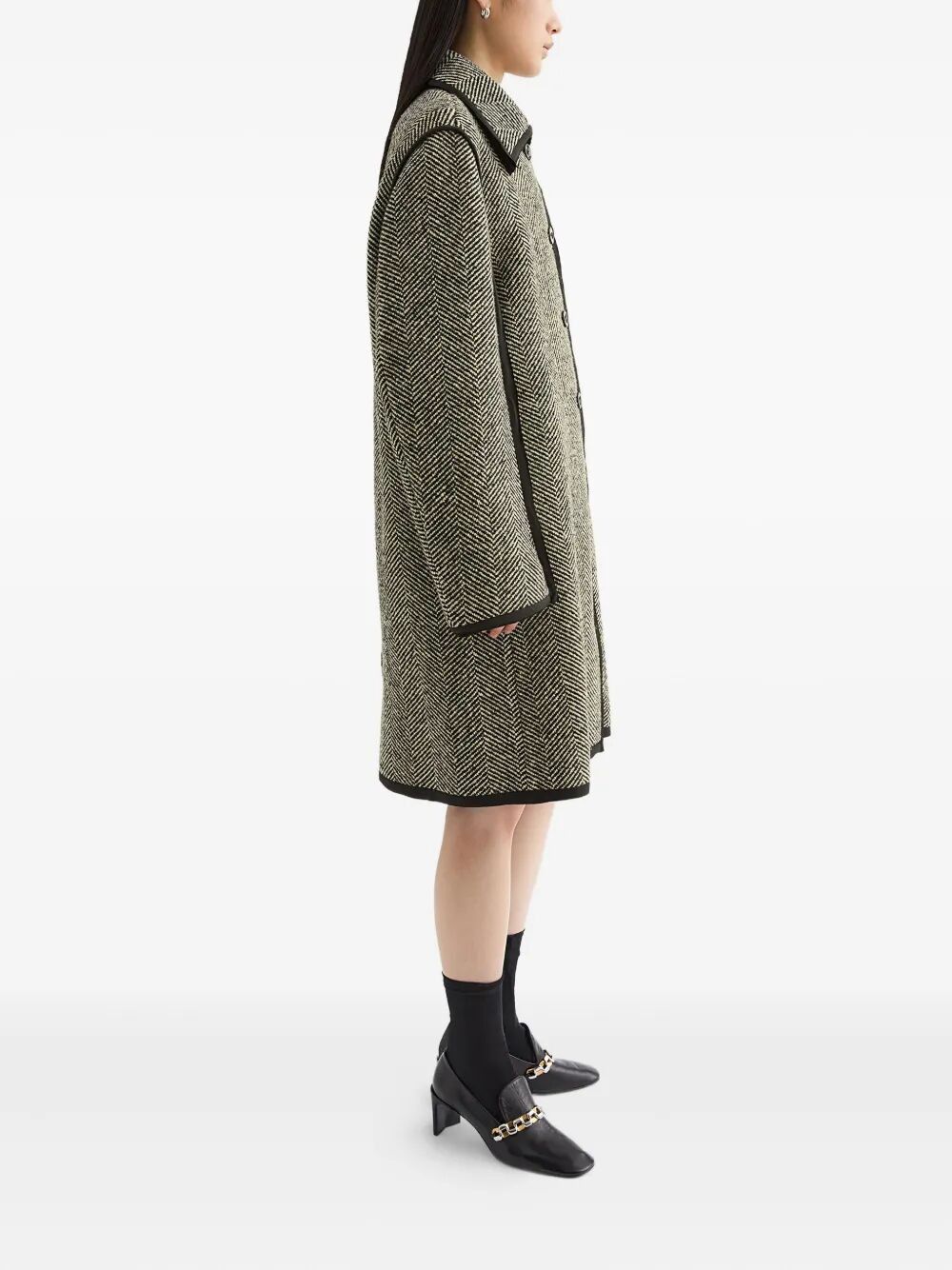 Jil Sander "65 W TRIM" COAT Size L / US 10 / IT 46 - 3 Thumbnail