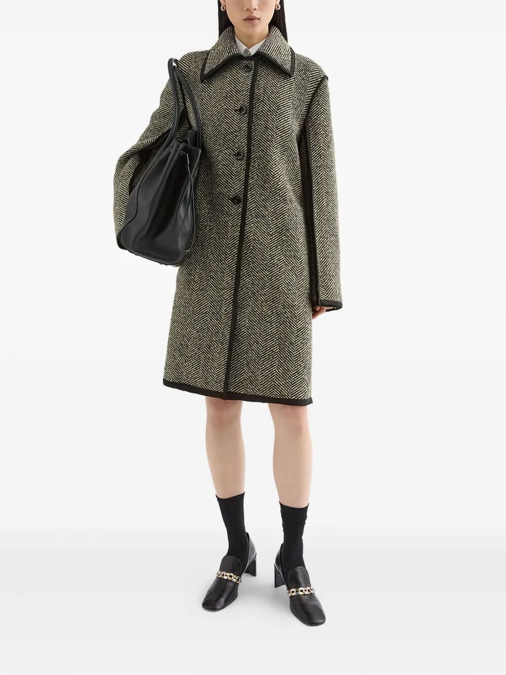 Jil Sander "65 W TRIM" COAT Size L / US 10 / IT 46 - 5 Thumbnail