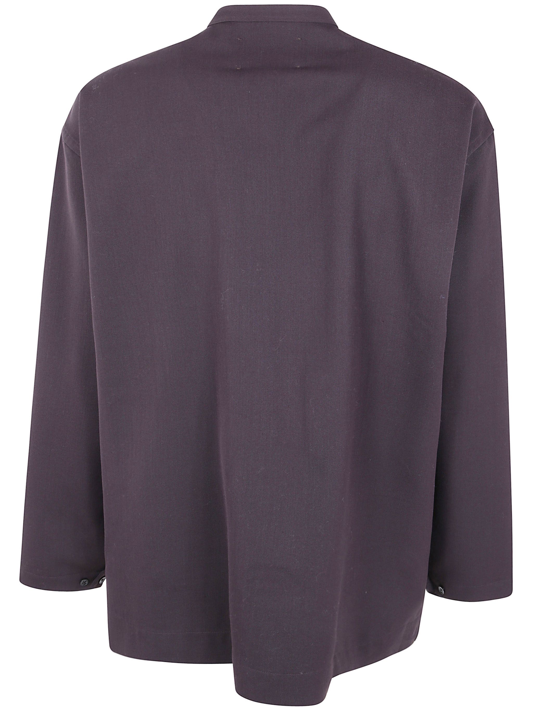 Studio Nicholson "KARST" GRANDAD COLLAR SHIRT Size US L / EU 52-54 / 3 - 2 Thumbnail