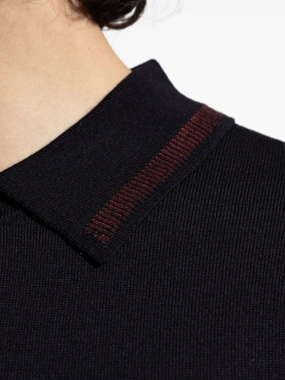 MENS SWEATER LS POLO
