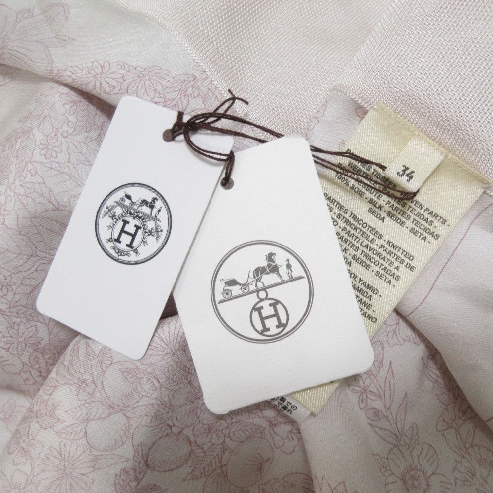 Hermes Hermes Hermes Brides de Gala en Fleurs Silk Long Cardigan Others Tops DUTY FREE for USA Size ONE SIZE - 16 Thumbnail