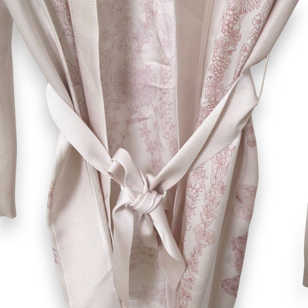 Hermes Hermes Hermes Brides de Gala en Fleurs Silk Long Cardigan Others Tops DUTY FREE for USA Size ONE SIZE - 5 Thumbnail