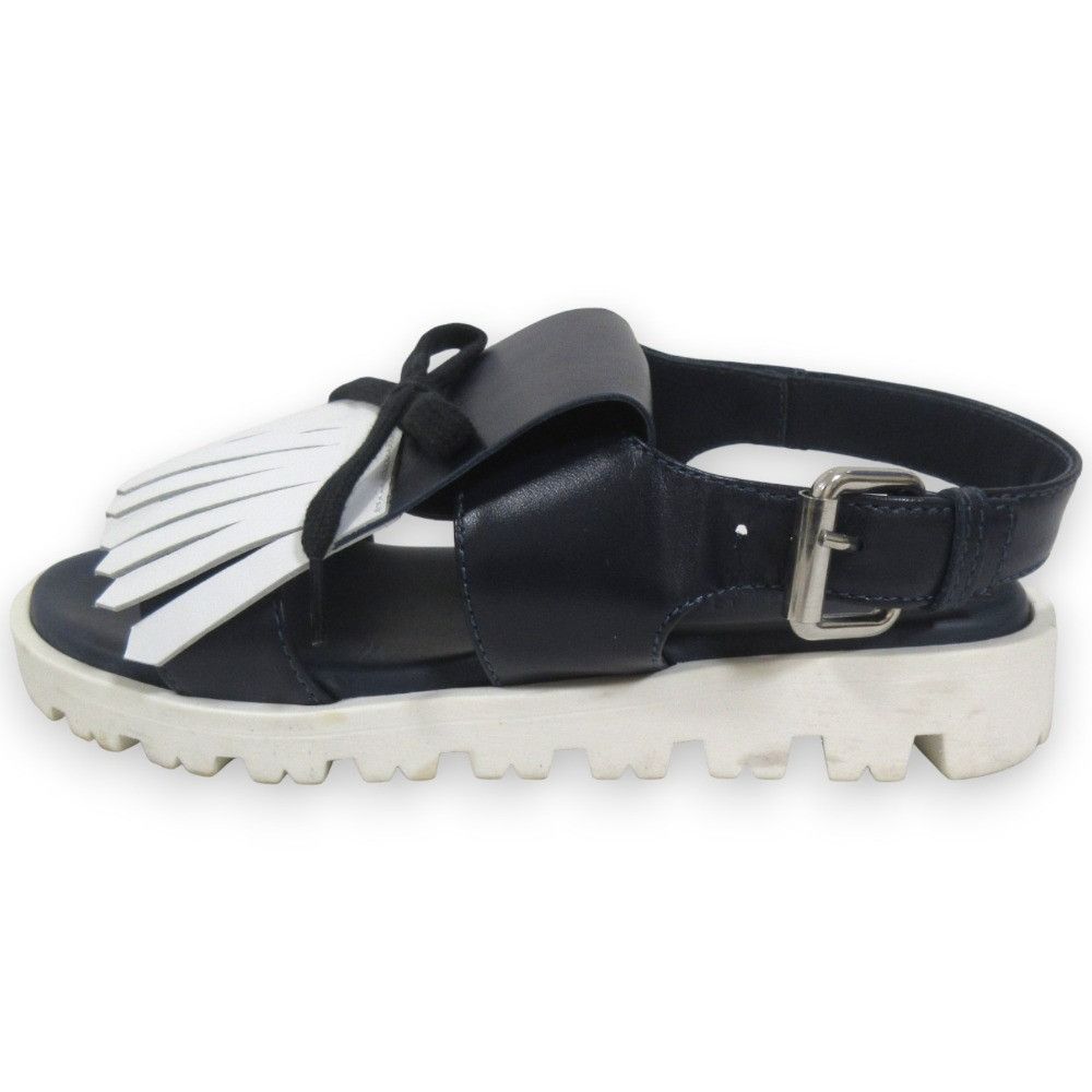 Marni Marni Marni Leather Fringe Ribbon Sandals Leather Shoes DUTY FREE for USA Size ONE SIZE - 2 Thumbnail