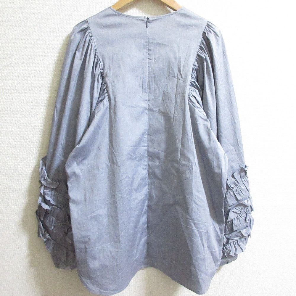 Other Other yori Circle Frill Sleeve Blouse Others Tops YR21-23007SP DUTY FREE for USA Size ONE SIZE - 4 Thumbnail