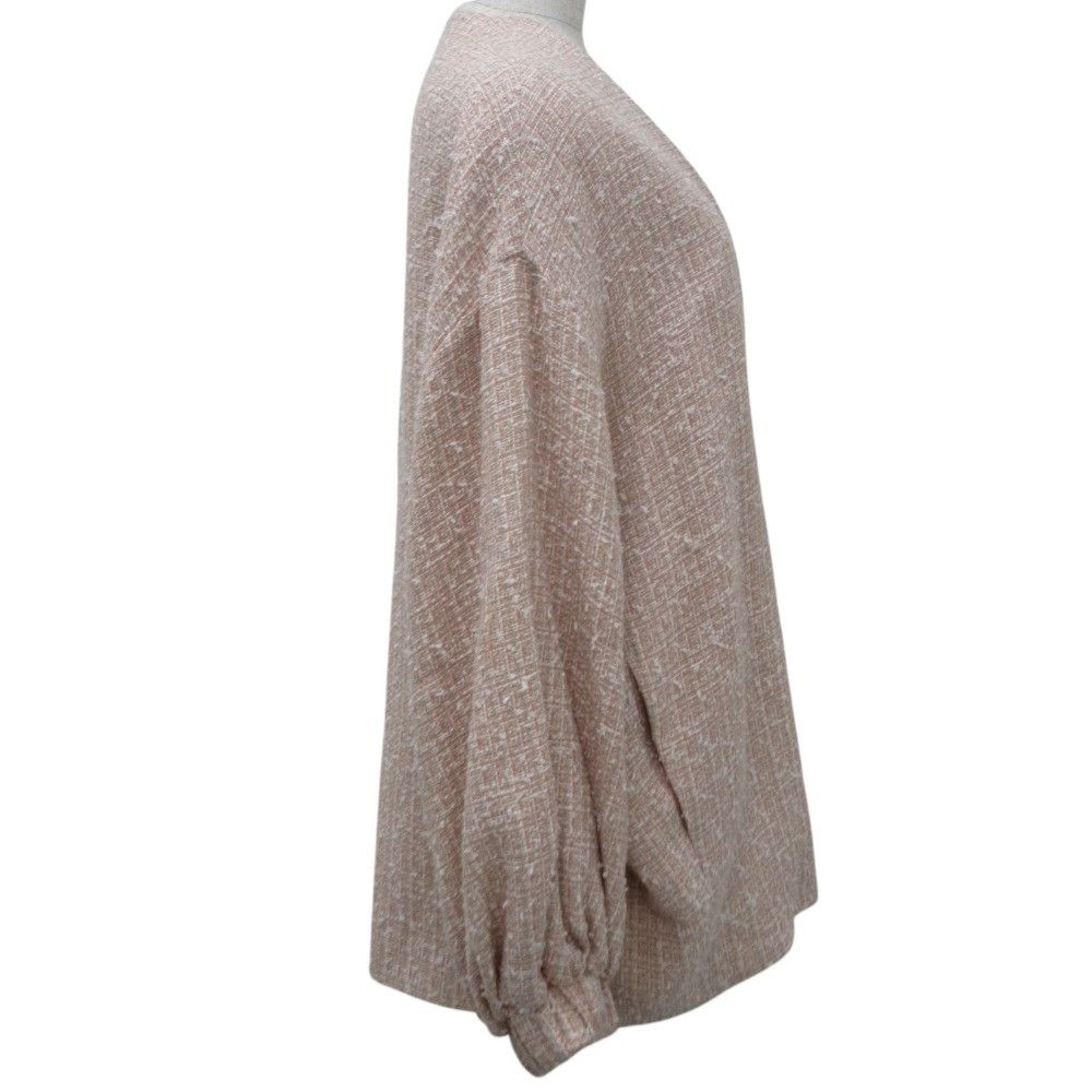 Other Other yori Wool Mix Tweed No Collar Jacket Others Outerwear DUTY FREE for USA Size ONE SIZE - 2 Thumbnail