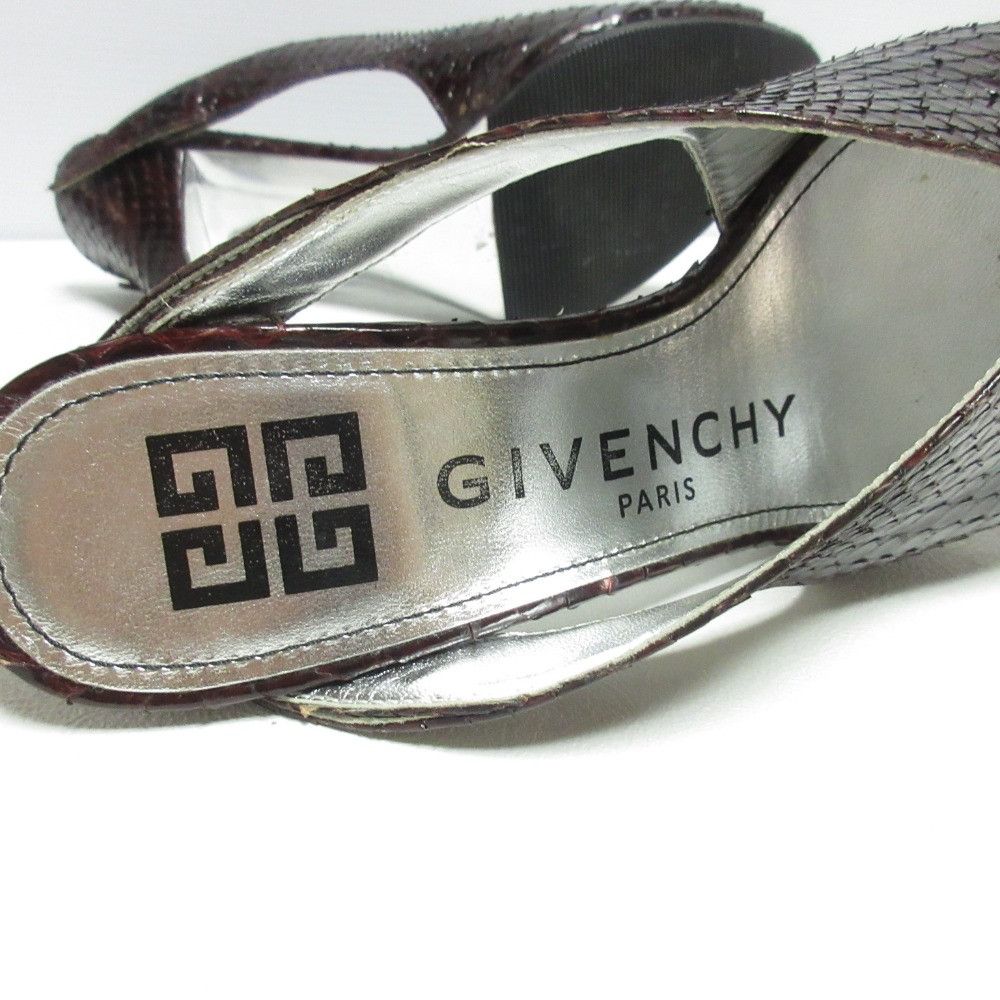 Givenchy Givenchy Givenchy Python Leather Sandals Natural Material Shoes DUTY FREE for USA Size ONE SIZE - 9 Thumbnail