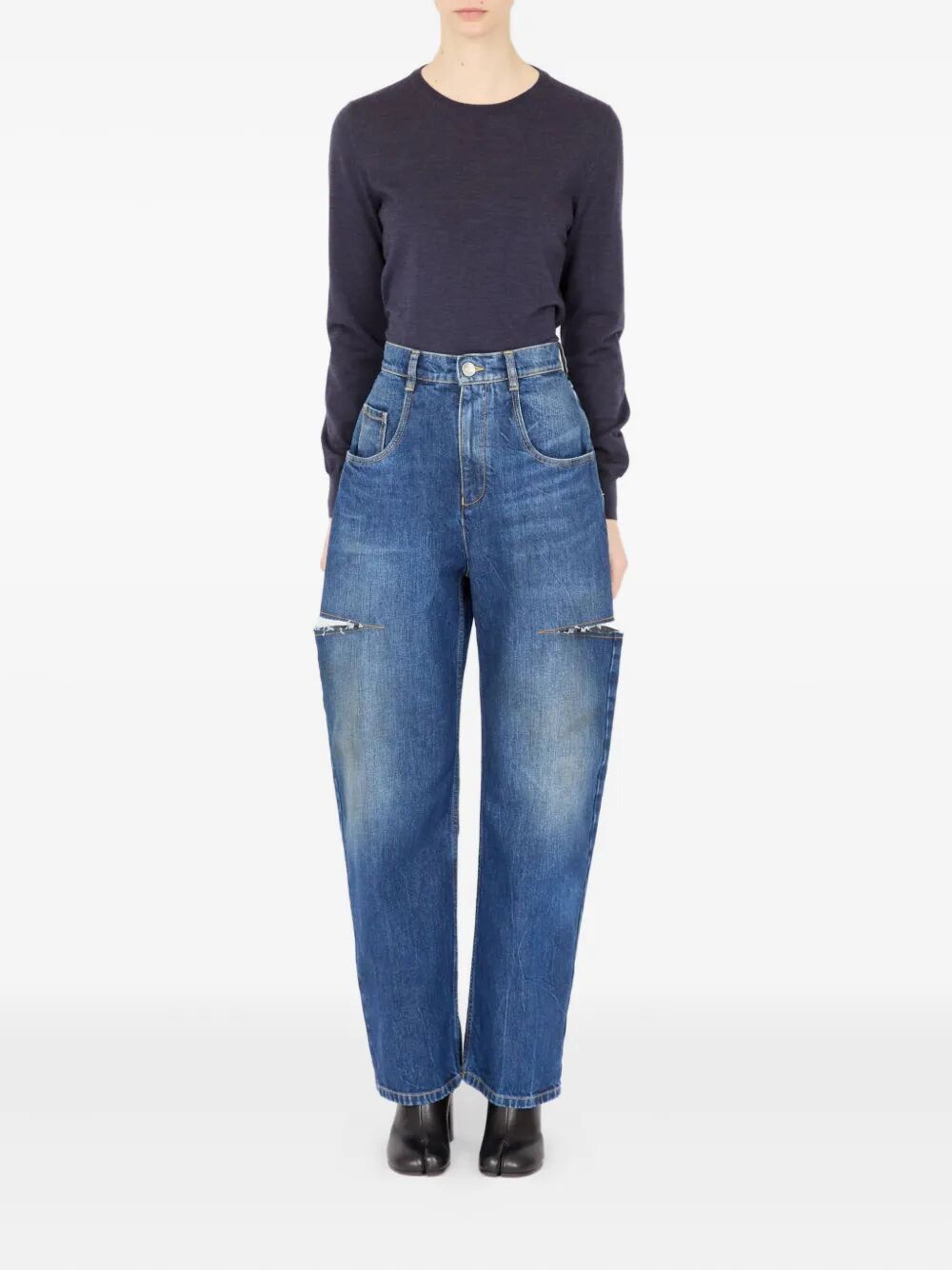 Maison Margiela BARREL LEG 5 POCKETS DENIM Size 30" / US 8 / IT 44 - 4 Thumbnail
