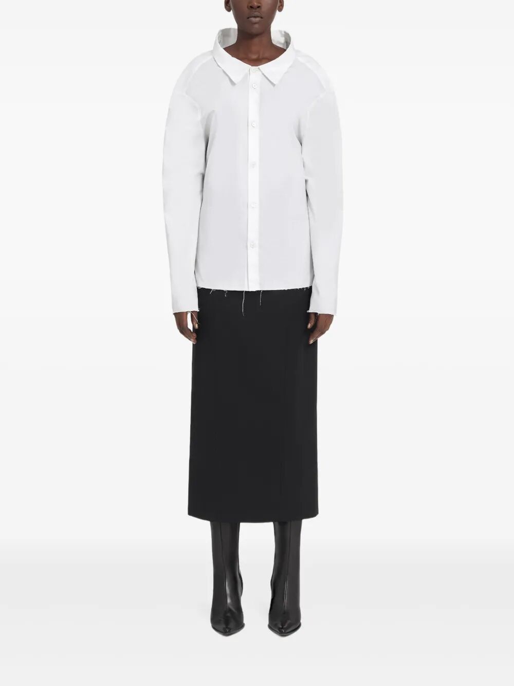 MM6 LONG SLEEVED SHIRT Size M / US 6-8 / IT 42-44 - 4 Thumbnail