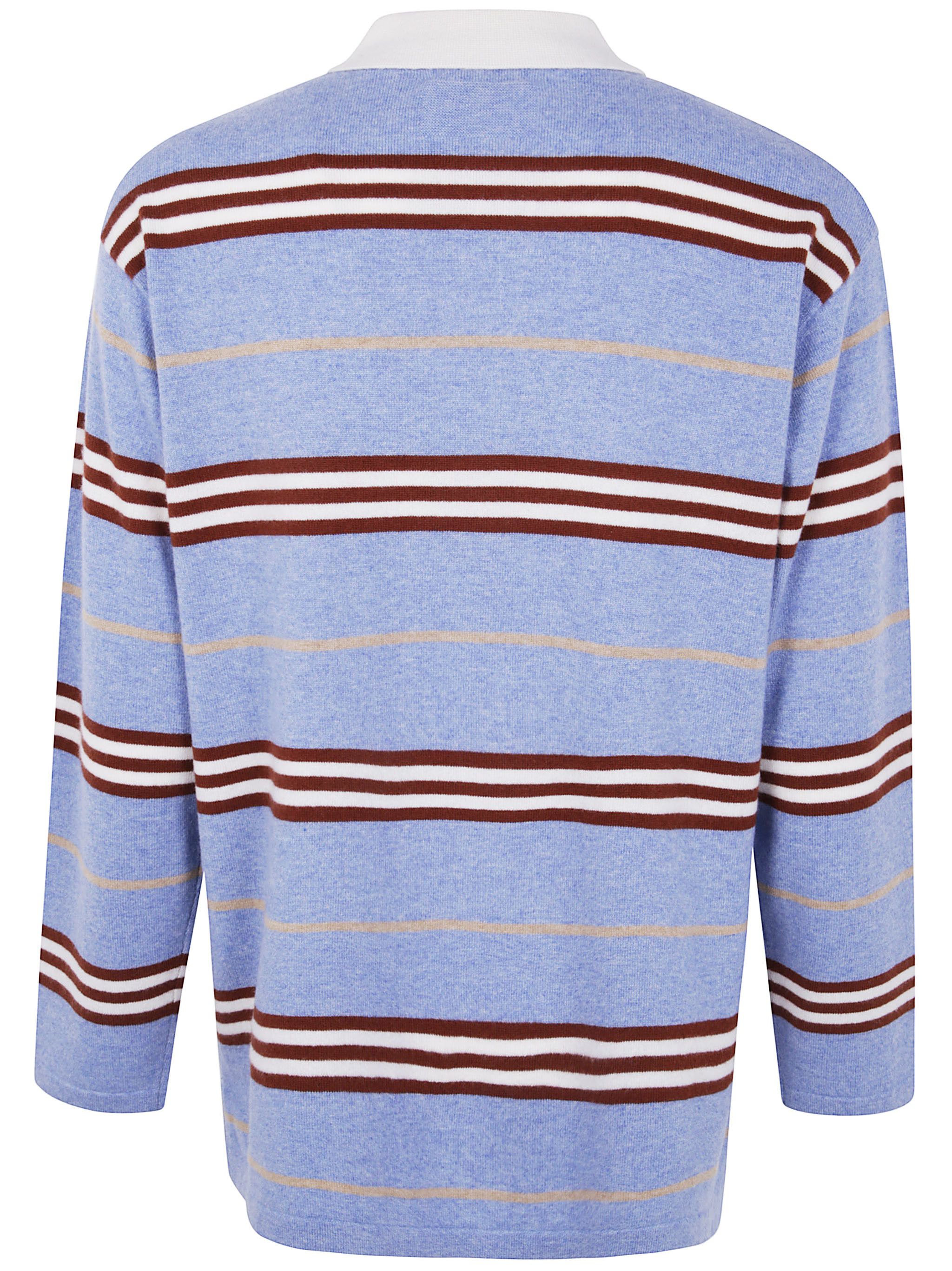 Guest in Residence STRIPED RUBGY POLO SHIRT Size US M / EU 48-50 / 2 - 4 Thumbnail