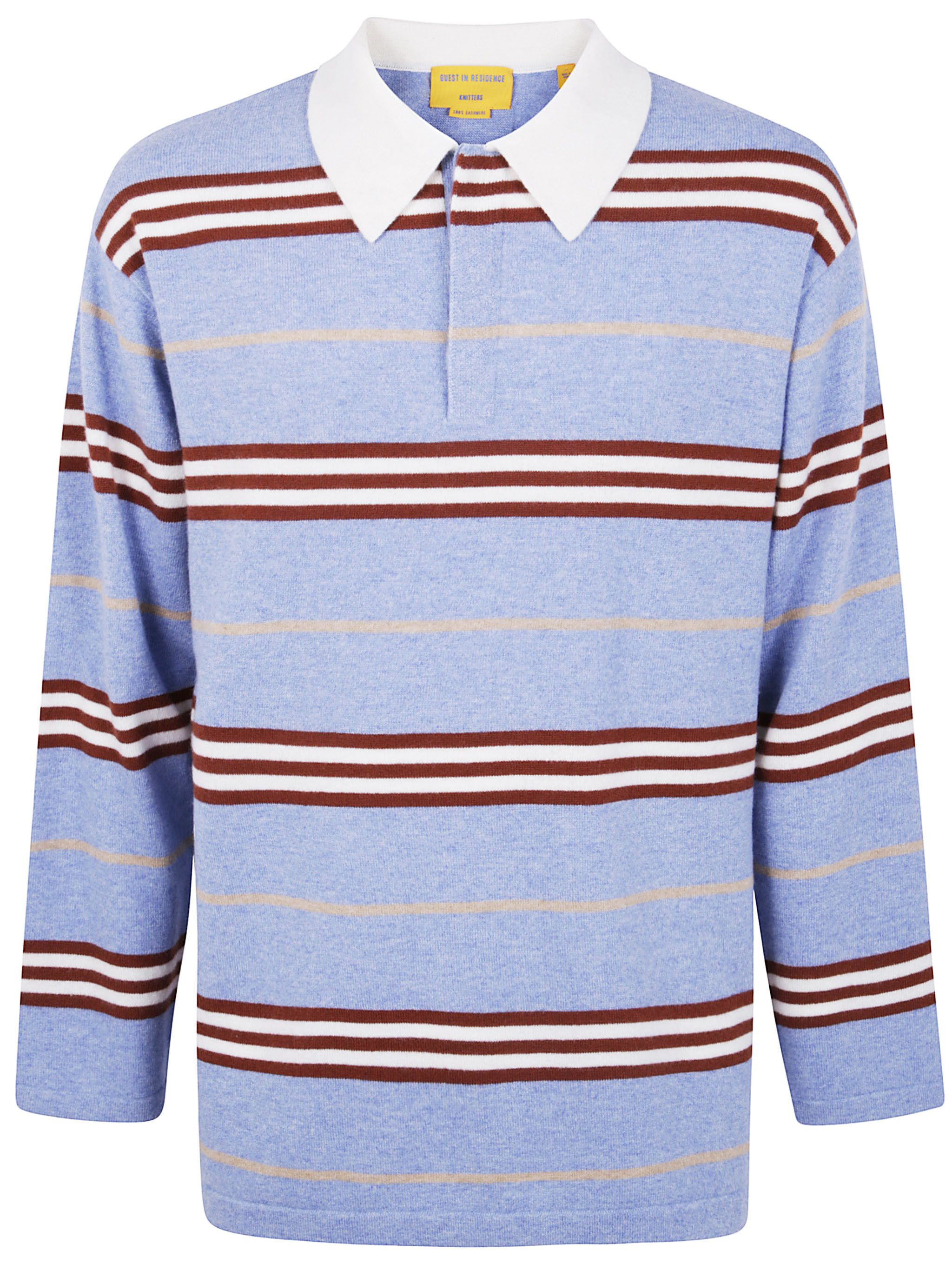 Guest in Residence STRIPED RUBGY POLO SHIRT Size US M / EU 48-50 / 2 - 3 Thumbnail