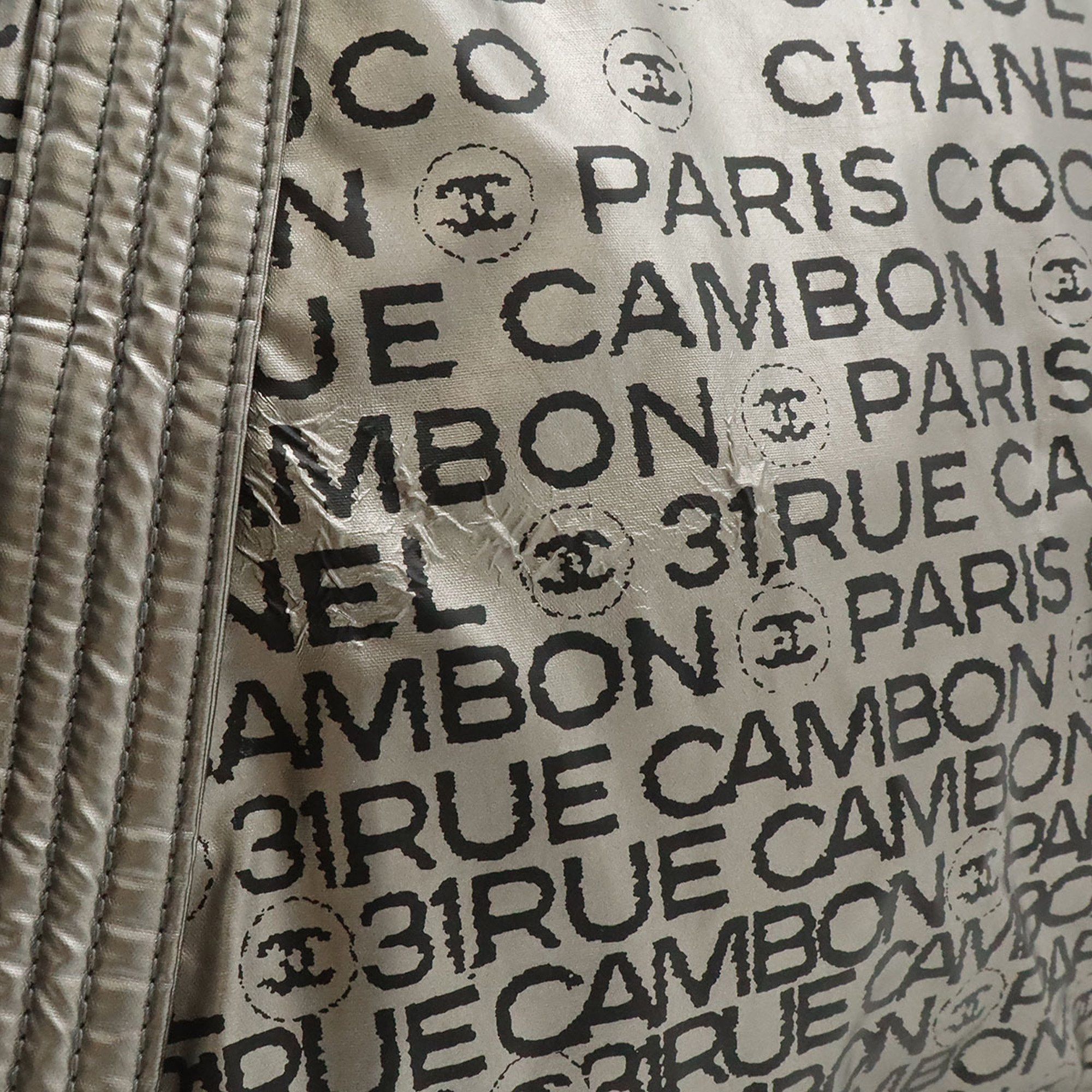 Chanel CHANEL Unlimited Tote Bag Shoulder Nylon Silver 6114 Size ONE SIZE - 9 Thumbnail