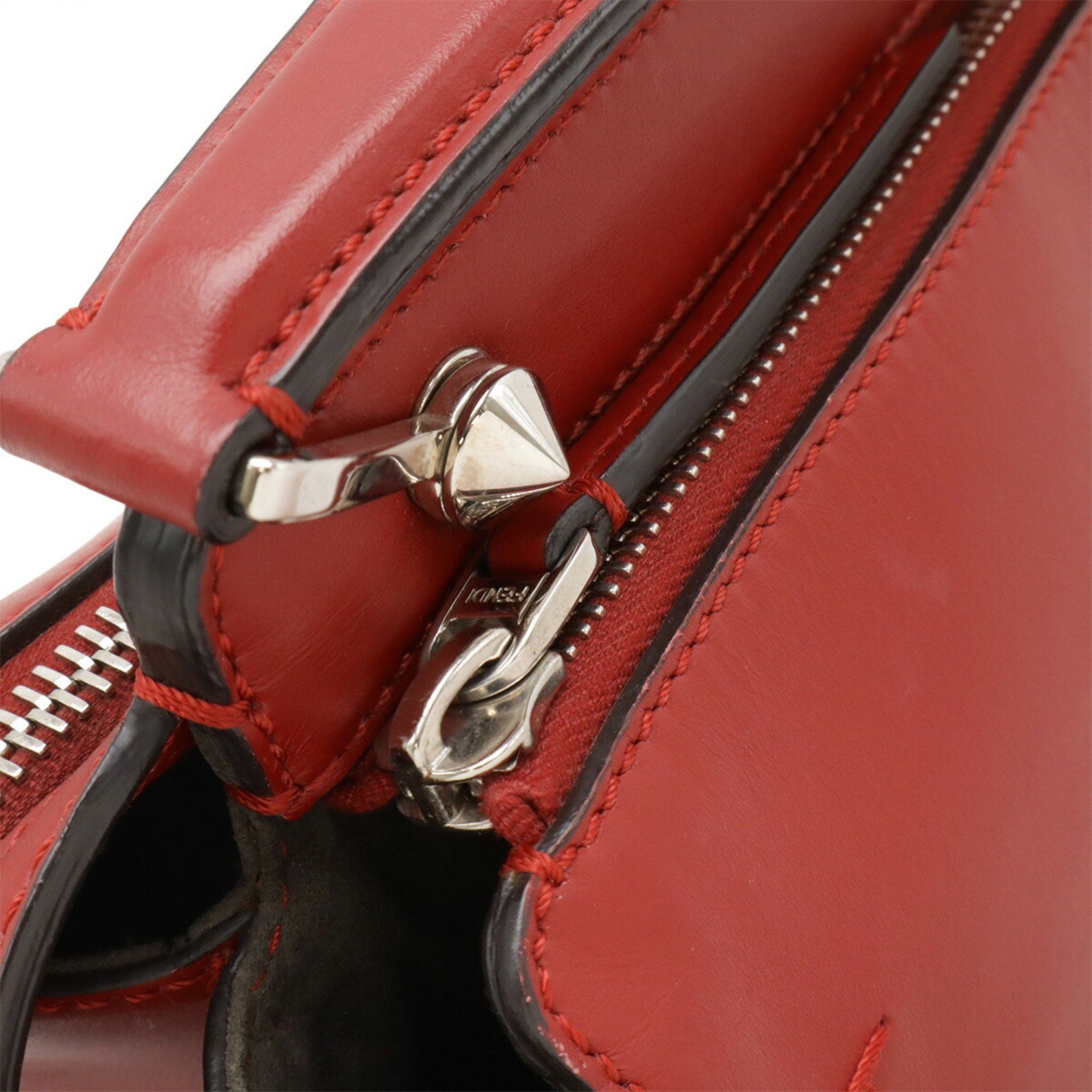 Fendi FENDI.com Handbag Shoulder Bag Leather Red 8BN293 Size ONE SIZE - 5 Thumbnail