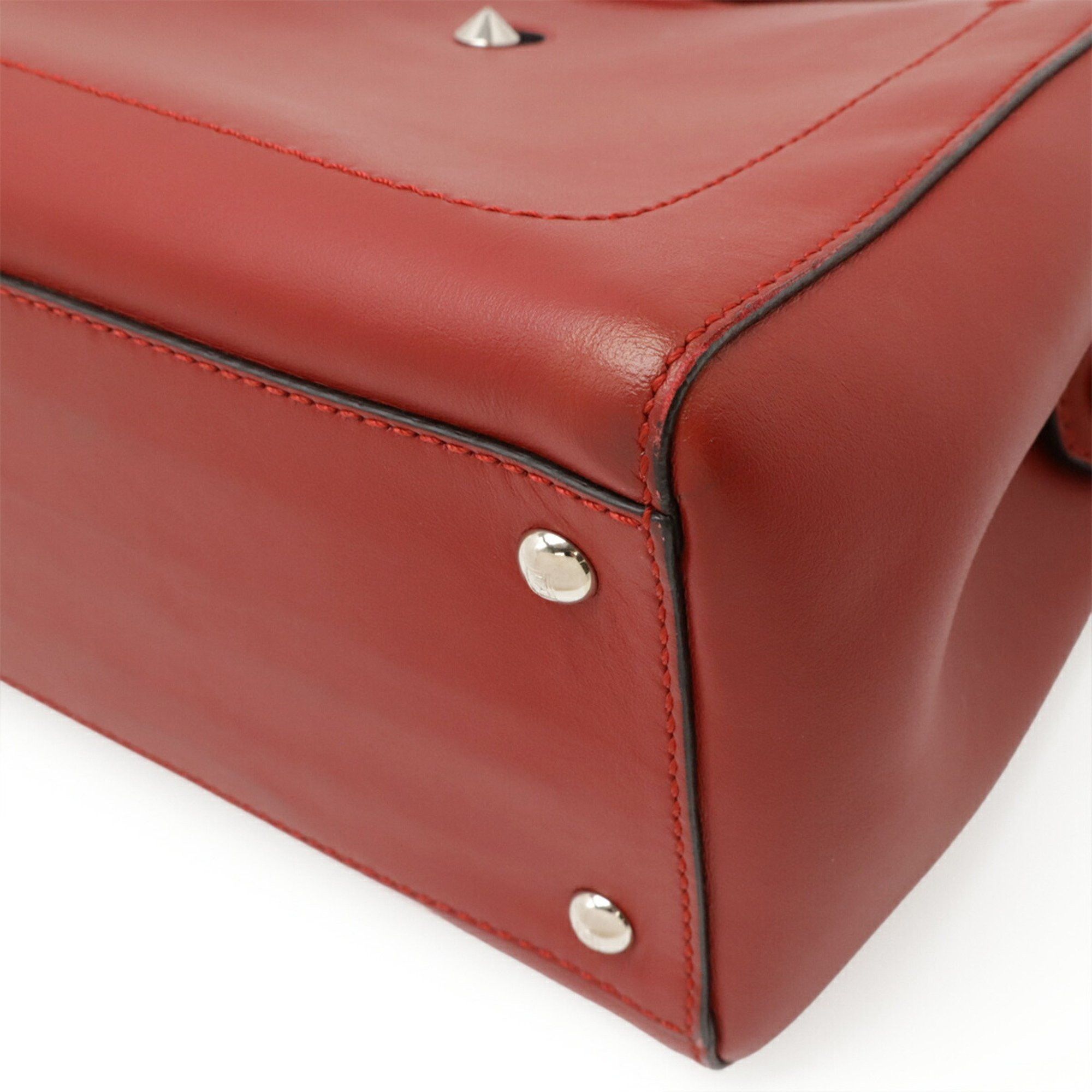 Fendi FENDI.com Handbag Shoulder Bag Leather Red 8BN293 Size ONE SIZE - 4 Thumbnail