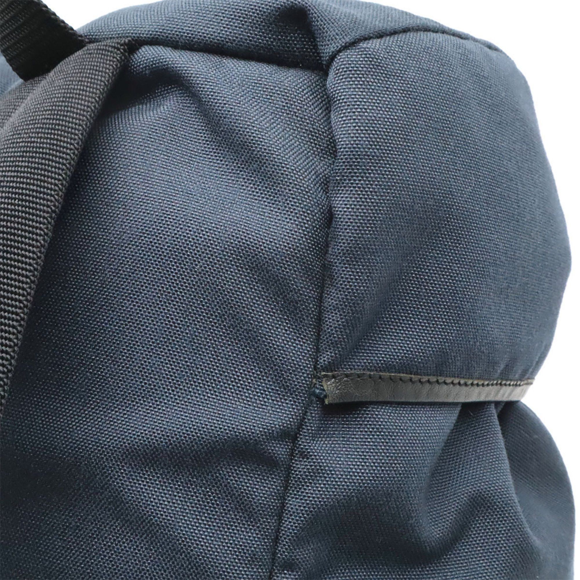 Yves Saint Laurent SAINT LAURENT PARIS YSL Yves Saint Laurent Hunting Rock Sack Backpack in Navy Canvas (342609) Size ONE SIZE - 8 Thumbnail
