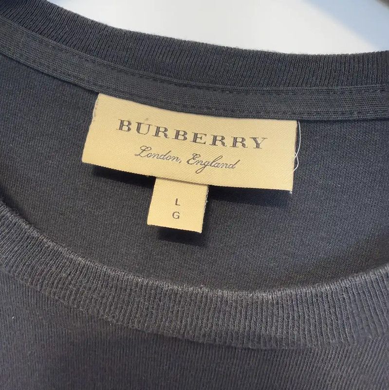 Burberry Burberry Men's Black Logo Short Sleeve T-shirt Size US L / EU 52-54 / 3 - 4 Thumbnail