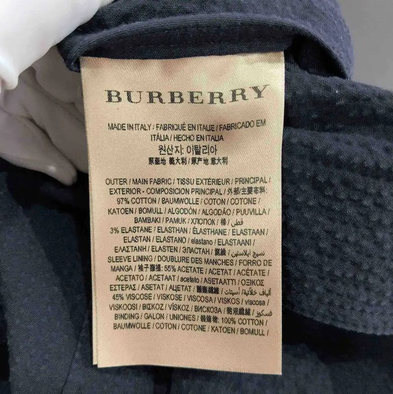 Burberry Burberry Men’s Long Sleeve Navy Blazer Jacket Size US L / EU 52-54 / 3 - 5 Thumbnail