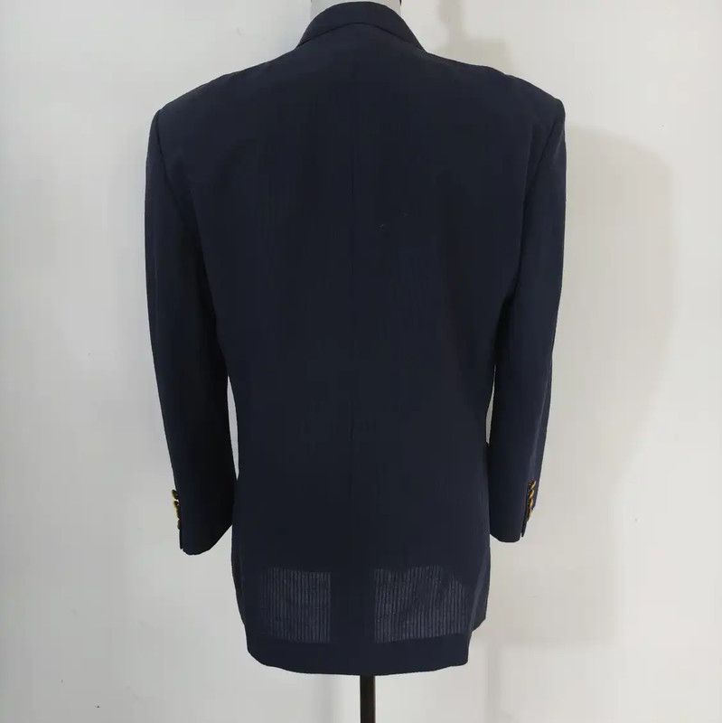 Burberry Burberry Navy Wool Double-Breasted Jacket Size US M / EU 48-50 / 2 - 5 Thumbnail