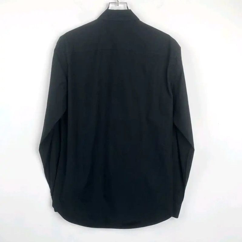 Burberry Burberry Black Cotton Men's Long Sleeve Shirt Size US L / EU 52-54 / 3 - 5 Thumbnail