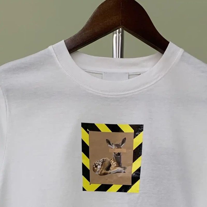 Burberry Burberry White Cotton Men's T-Shirt Size US M / EU 48-50 / 2 - 4 Thumbnail