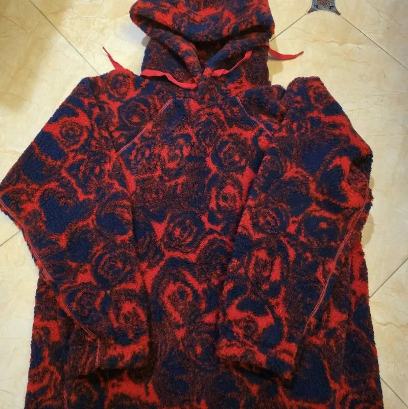 Burberry Burberry XL Winter Burgundy Wool Blend Hoodie Size US XL / EU 56 / 4 - 5 Thumbnail