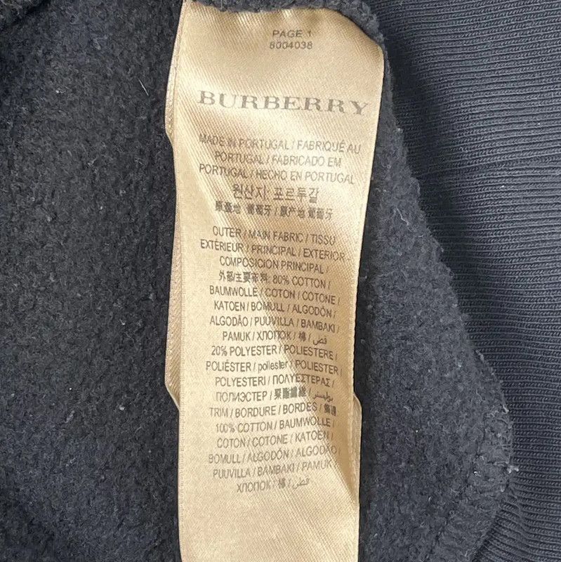 Burberry Burberry Black Men's Sweatshirt for Spring and Autumn Size US XS / EU 42 / 0 - 7 Thumbnail