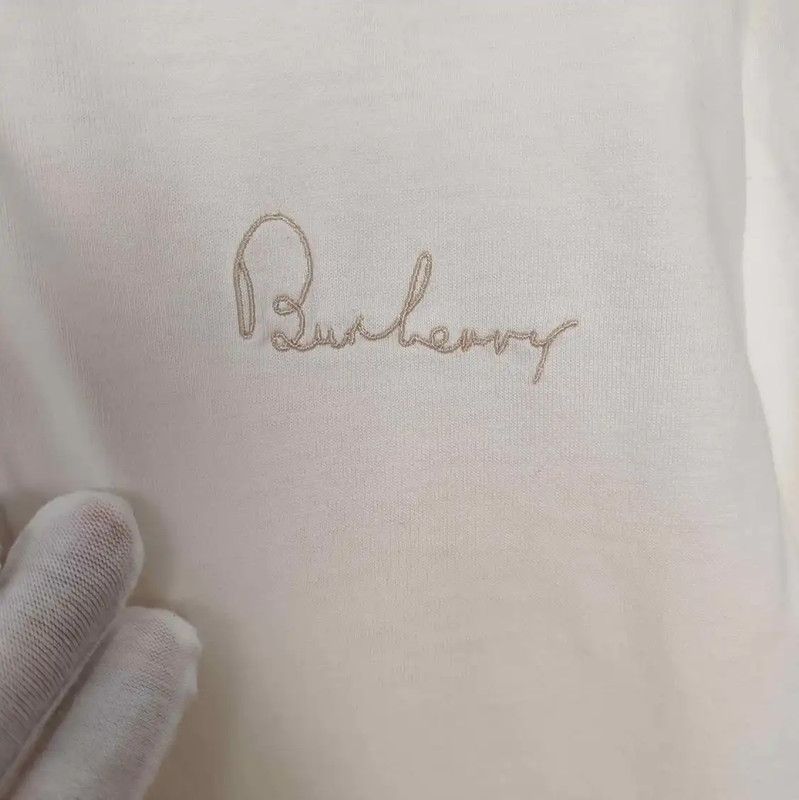 Burberry Burberry White Cotton Long Sleeve Polo Shirt Size US M / EU 48-50 / 2 - 4 Thumbnail