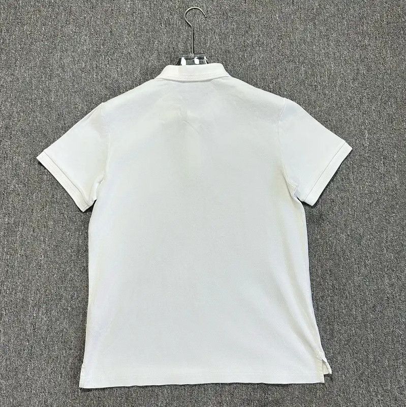 Burberry Burberry White Cotton Short Sleeve Polo Shirt Size US L / EU 52-54 / 3 - 5 Thumbnail