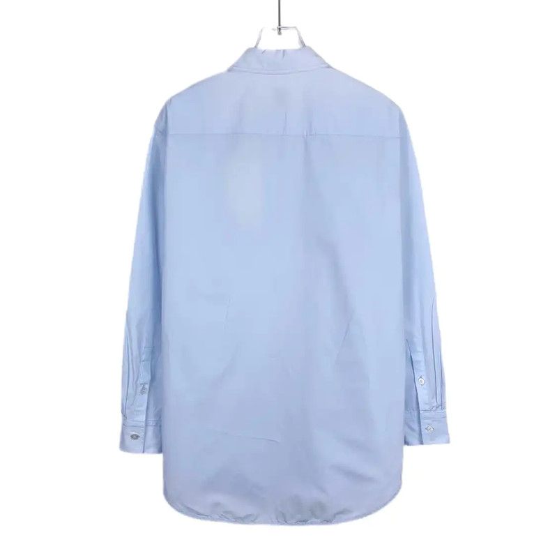 Burberry Burberry Light Blue Cotton Men's Shirt Size US S / EU 44-46 / 1 - 2 Thumbnail