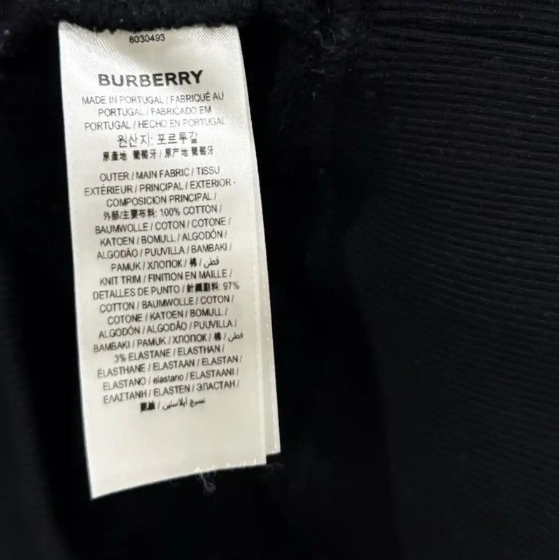 Burberry Burberry Black Cotton Men's Hoodie Size US XXS / EU 40 - 5 Thumbnail